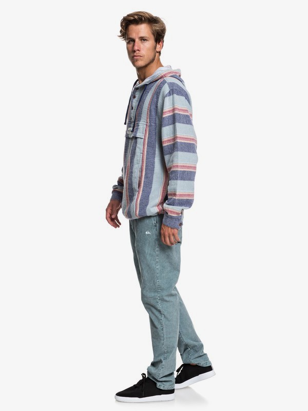 blue flannel hoodie