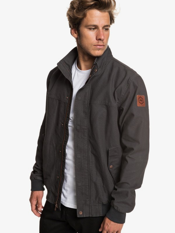 Light Brooks - Canvas Bomber Jacket for Men 3613374306677 | Quiksilver