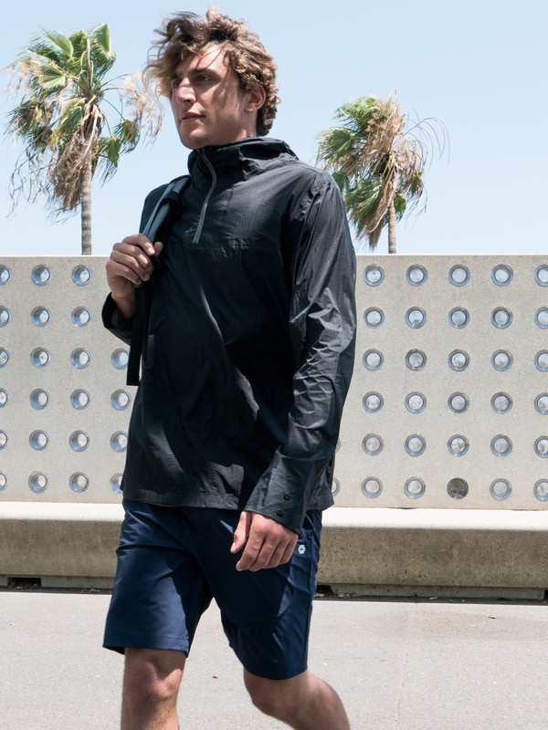 quiksilver, Adapt - Packable Water-Repellent Anorak, BLACK (kvj0) 0 Adapt - Packable Water-Repellent Anorak Black EQYJK03474 Quiksilver