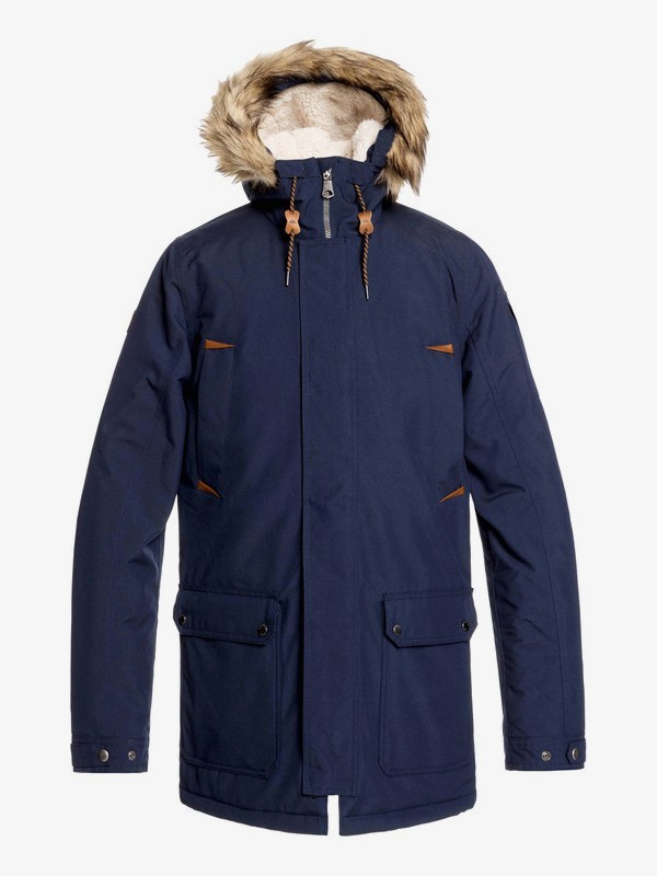 quiksilver, Парка Ferris, NAVY BLAZER (byj0) 0 Парка Ferris Синий EQYJK03489 Quiksilver