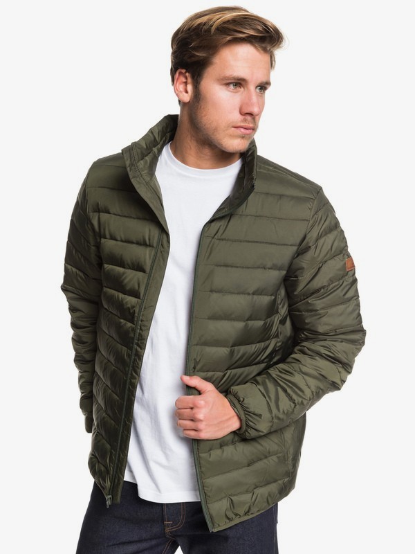 quiksilver, Scaly - Puffer Jacket for Men, DEEP DEPTHS (czc0) 0 Scaly - Puffer Jacket for Men Brown EQYJK03503 Quiksilver