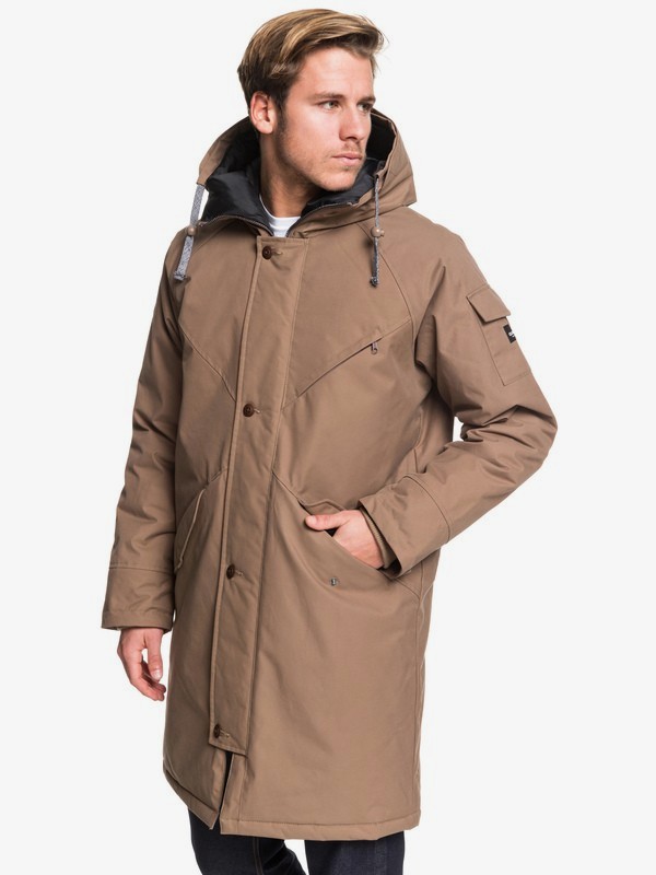 quiksilver, Куртка Kayapa, CARIBOU (sze0) 0 Куртка Kayapa Серый EQYJK03508 Quiksilver