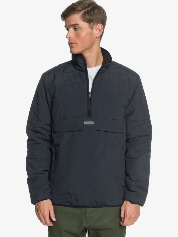 Mens Waru Lightweight HalfZip Puffer Jacket 3613375448758 Quiksilver