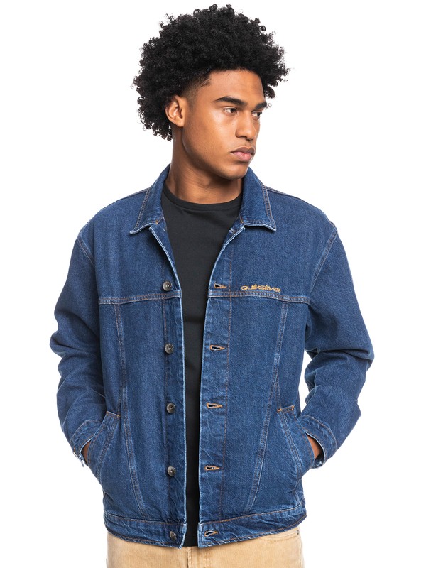 Quik Turn On The Juice - Denim Jacket for Men EQYJK03796