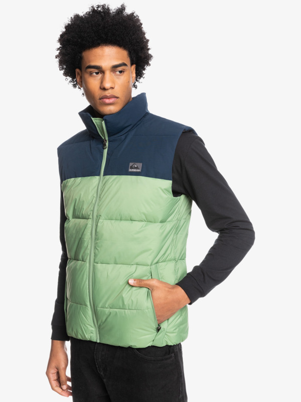 Wolf Shoulder 2022 - Colourblock Puffer Gilet for Men  EQYJK03898