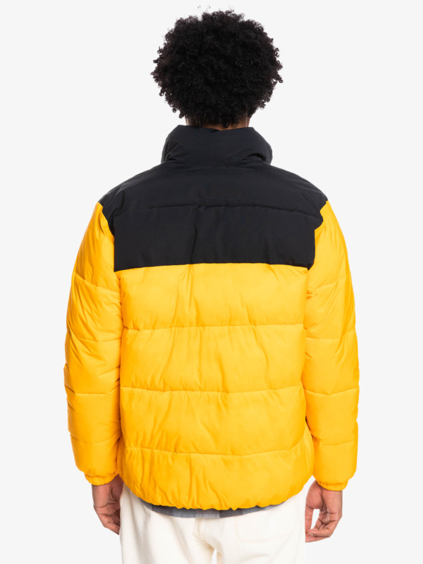 Wolf Shoulder 2022 - Colourblock Puffer Jacket for Men  EQYJK03899