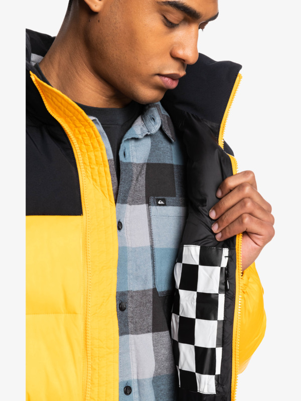 Wolf Shoulder 2022 - Colourblock Puffer Jacket for Men  EQYJK03899