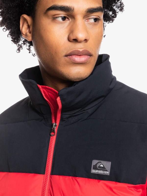 Wolf Shoulder - Colourblock Puffer Jacket for Men  EQYJK03899