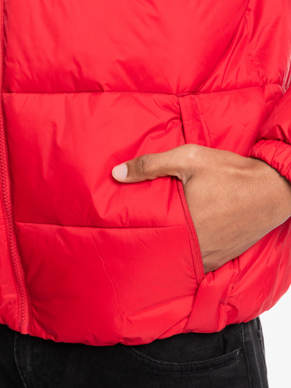Wolf Shoulder - Colourblock Puffer Jacket for Men  EQYJK03899