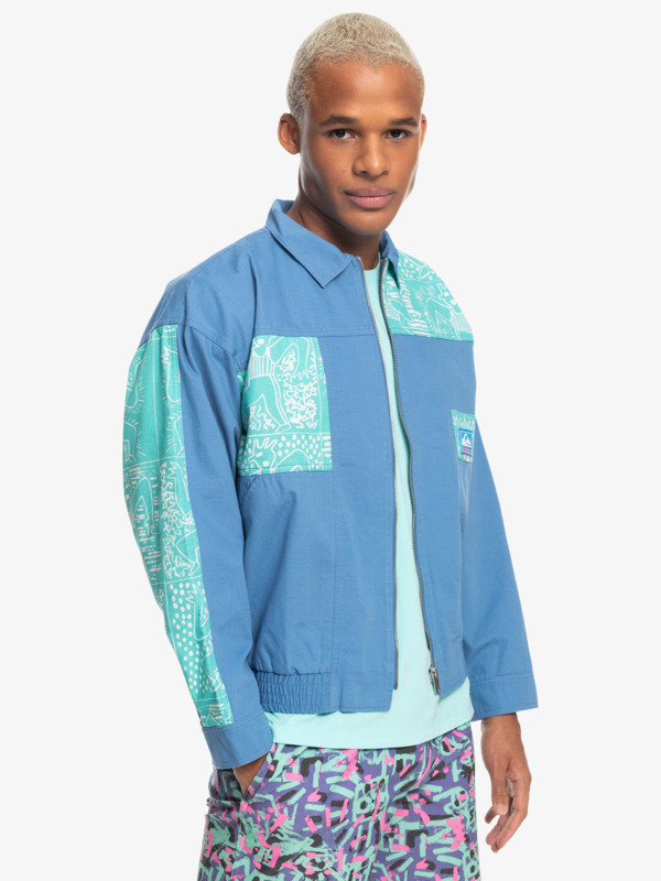 Quiksilver x Stranger Things The Hawkins 2022 - Vintage Style Jacket for Men  EQYJK03936