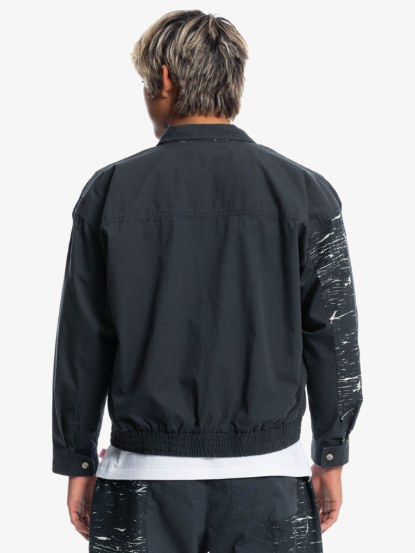 Quiksilver x Stranger Things Upside Down 2022 - Vintage Style Jacket for Men  EQYJK03937