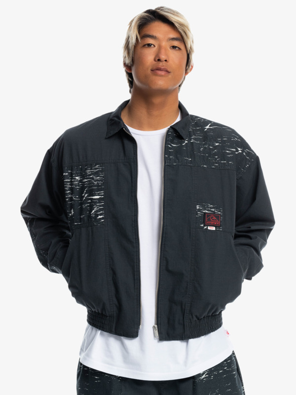 Quiksilver x Stranger Things Upside Down 2022 - Vintage Style Jacket for Men  EQYJK03937