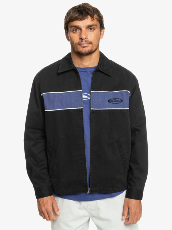 Ancestral Vibe - Hooded Twill Jacket for Men  EQYJK03950