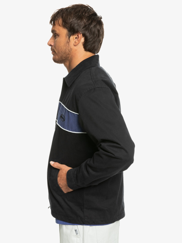Ancestral Vibe - Hooded Twill Jacket for Men  EQYJK03950