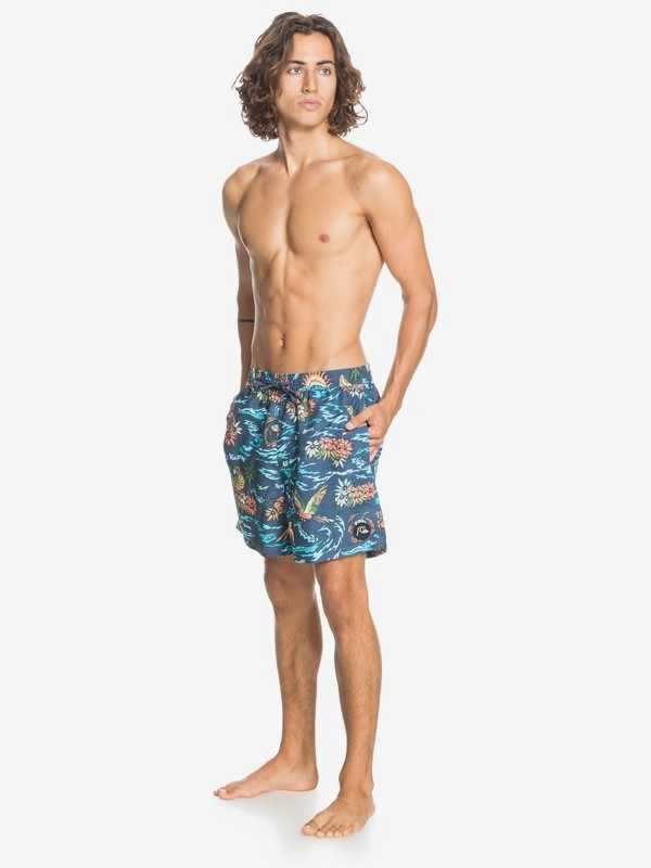 Too Easy Volley 17" - Swim Shorts for Men  EQYJV03670