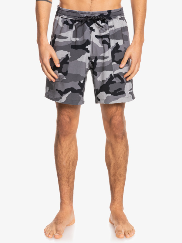 Reversible 17" - Swim Shorts for Men  EQYJV03727