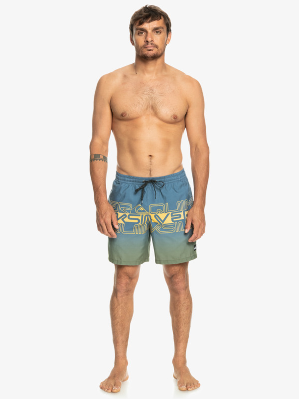 Everyday Wordblock 17" - Swim Shorts for Men  EQYJV04005