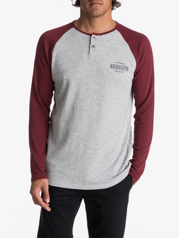 Search Mont Long Sleeve Henley Tee Quiksilver