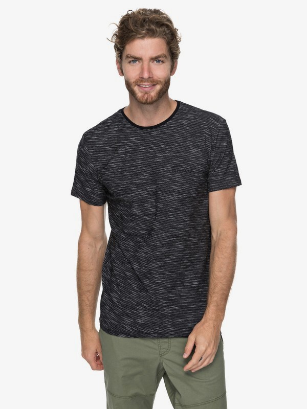 quiksilver, Ken Tin - Camiseta para Hombre, BLACK KENTIN (kvj3) 0 Ken Tin - Camiseta para Hombre Negro EQYKT03687 Quiksilver