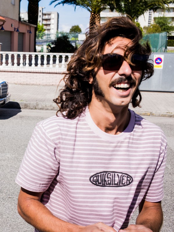 quiksilver, Originals - Camiseta para Hombre, KEEPSAKE LILAC OG STRIPE ART (mgm3) 0 Originals - Camiseta para Hombre Rosa EQYKT03839 Quiksilver