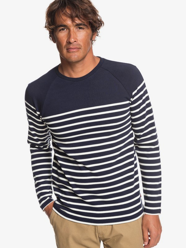 quiksilver, Patudo - Camiseta de Manga Larga para Hombre, NAVY BLAZER (byj0) 0 Patudo - Camiseta de Manga Larga para Hombre Azul EQYKT03869 Quiksilver