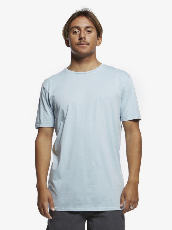 quiksilver, Originals Acid Sun - T-Shirt for Men, AIRY BLUE (bfa0) 0 Originals Acid Sun - T-Shirt for Men Blue EQYKT03902 Quiksilver