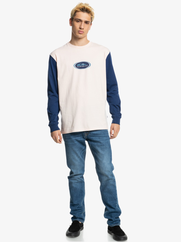 Colour Block - Long Sleeve T-Shirt for Men  EQYKT04165