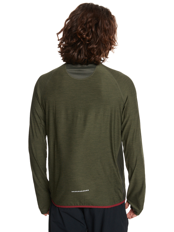 Coast Runner - Technical Long Sleeve Half Zip T-Shirt for Men  EQYKT04240