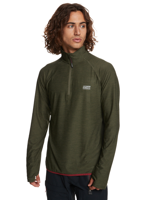 Coast Runner - Technical Long Sleeve Half Zip T-Shirt for Men  EQYKT04240