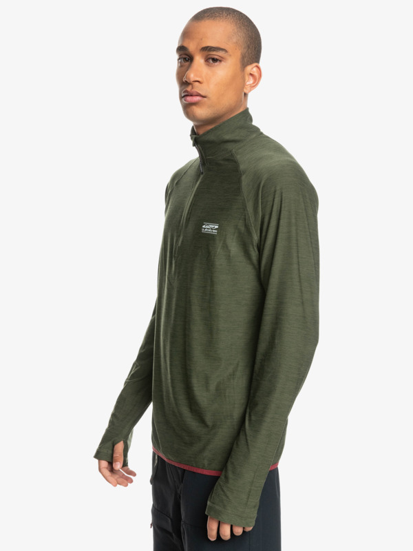 Coast Runner - Technical Long Sleeve Half Zip T-Shirt for Men  EQYKT04240