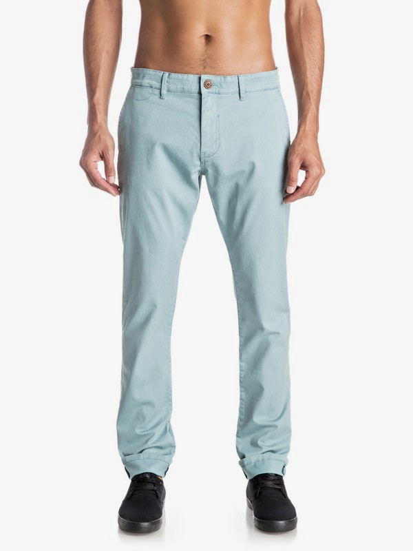 quiksilver, Krandy - Chinos de corte ajustado, STONE BLUE (bhy0) 0 Krandy - Chinos de corte ajustado EQYNP03108 Quiksilver