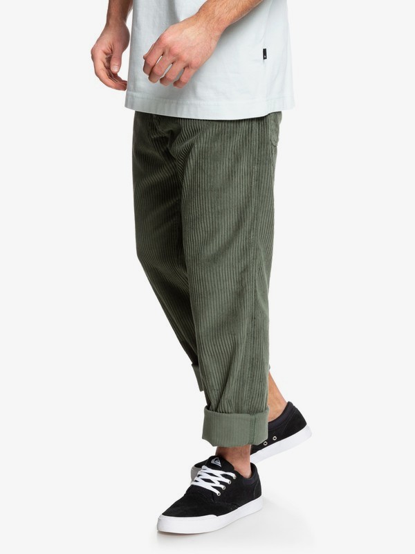 loose fit corduroy pants