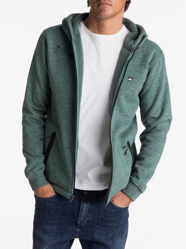 Kurow Sherpa Sweat à capuche technique zippé pour Homme EQYPF03020