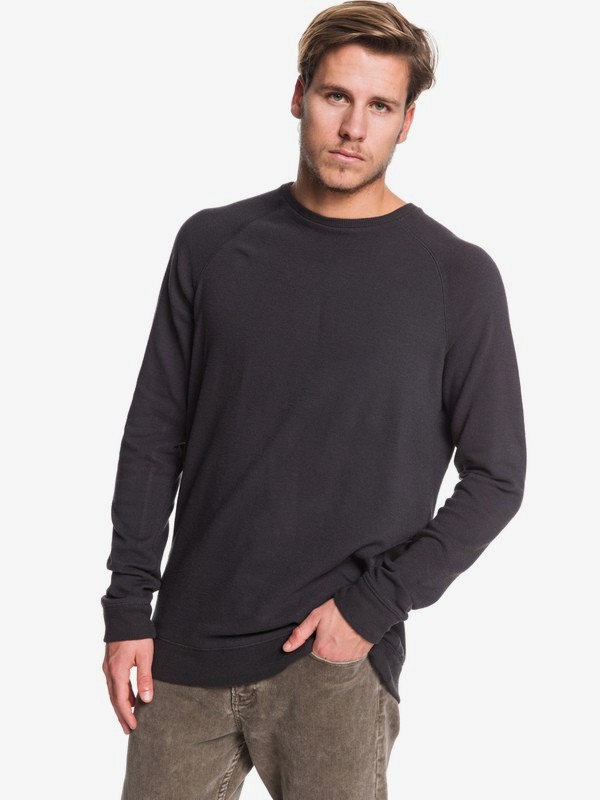 quiksilver, Toolangi Slate - Jersey Cerrado para Hombre, TARMAC (kta0) 0 Toolangi Slate - Jersey Cerrado para Hombre Negro EQYSW03245 Quiksilver