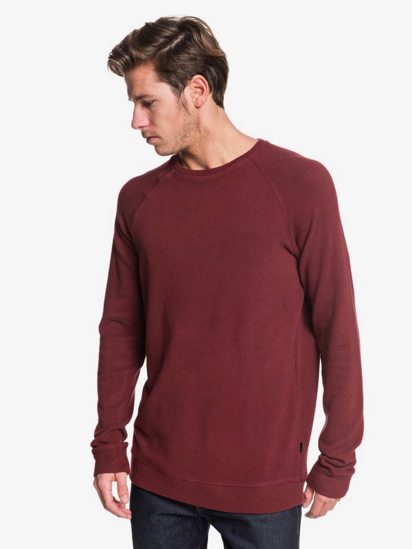 quiksilver, Toolangi Slate - Jersey Cerrado para Hombre, ANDORA (rsd0) 0 Toolangi Slate - Jersey Cerrado para Hombre Rojo EQYSW03245 Quiksilver