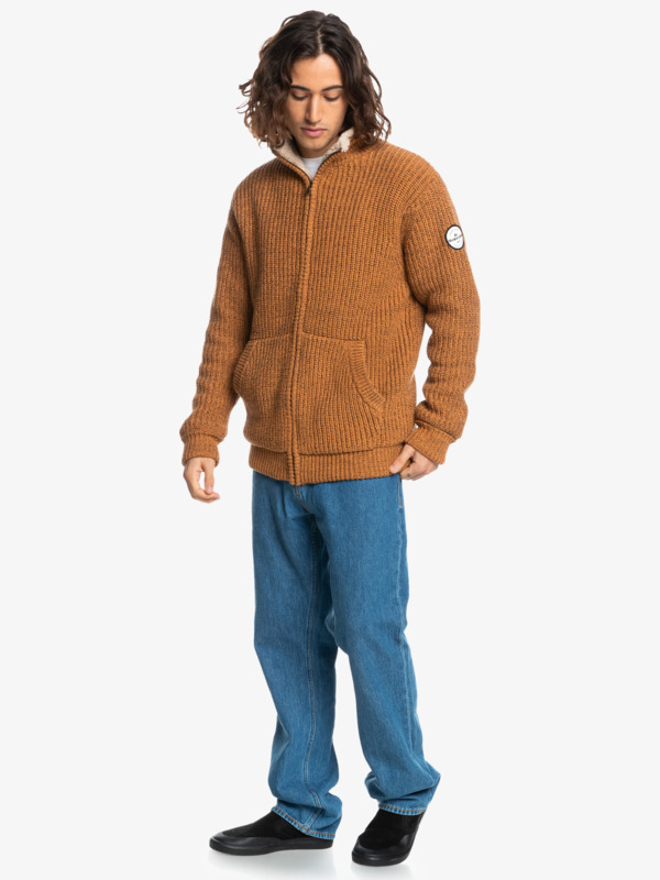 Boketto - Zip-Up Sherpa Lined Jumper for Men  EQYSW03260