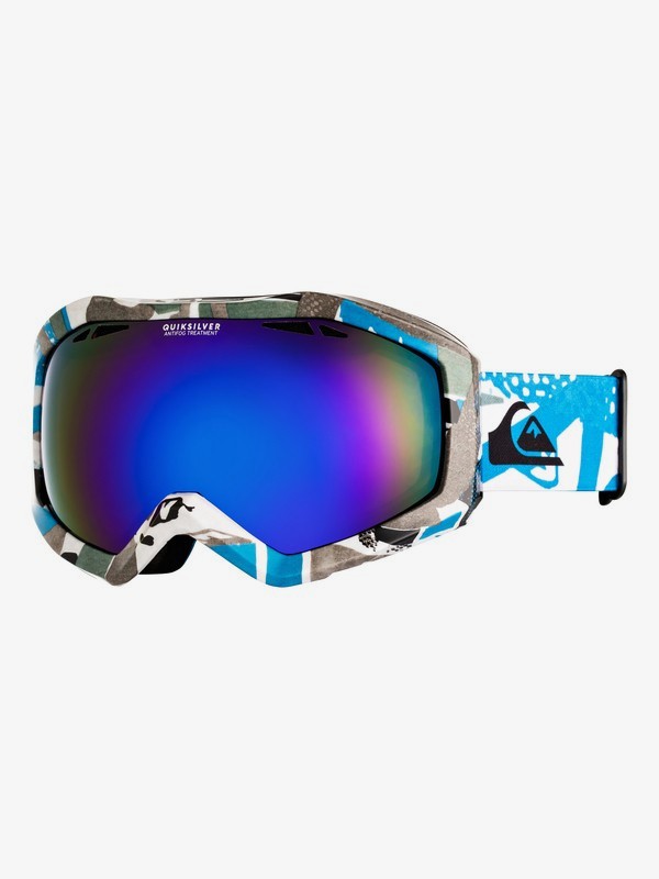 quiksilver, Fenom Art Series - Masque de ski/snowboard pour Homme, LYONS GIANT FORCE (bse7) 0 Fenom Art Series - Masque de ski/snowboard pour Homme Bleu EQYTG03073 Quiksilver
