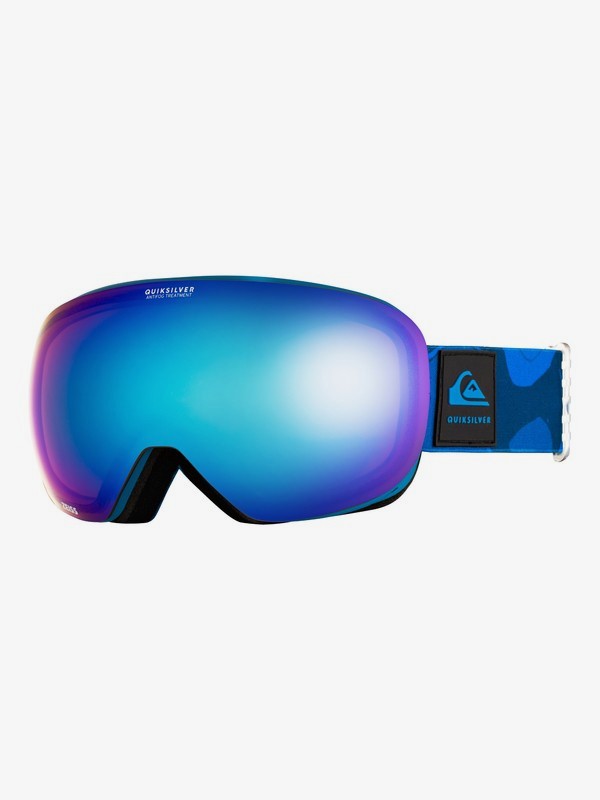 quiksilver, QS_R - Máscara para Snowboard/Esquí para Hombre, LYONS LAVA (bse8) 0 QS_R - Máscara para Snowboard/Esquí para Hombre Azul EQYTG03082 Quiksilver