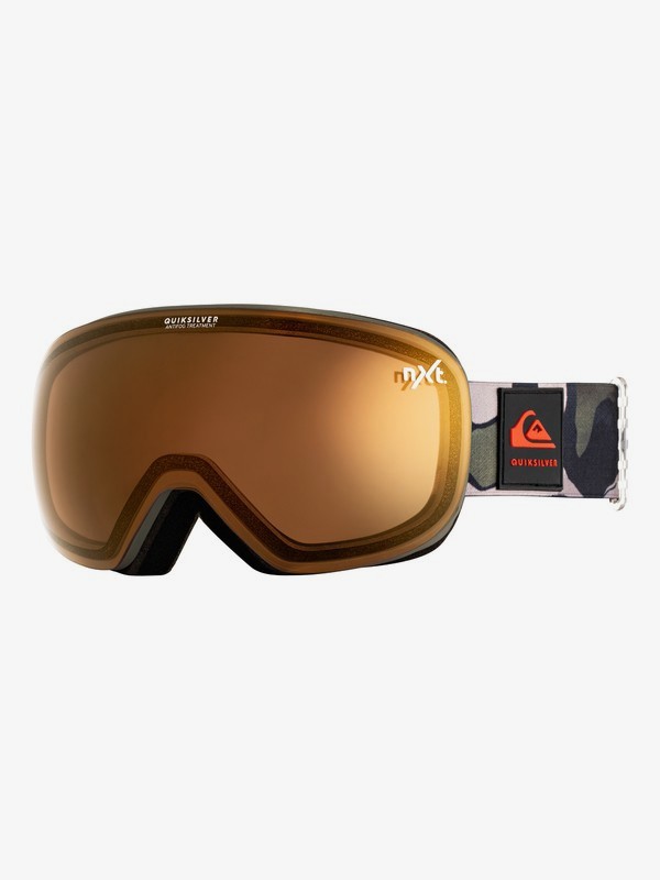 quiksilver, QS_R - Máscara para Snowboard/Esquí para Hombre, GRAPE LEAF SIREDWARDS (cre7) 0 QS_R - Máscara para Snowboard/Esquí para Hombre Marron EQYTG03082 Quiksilver