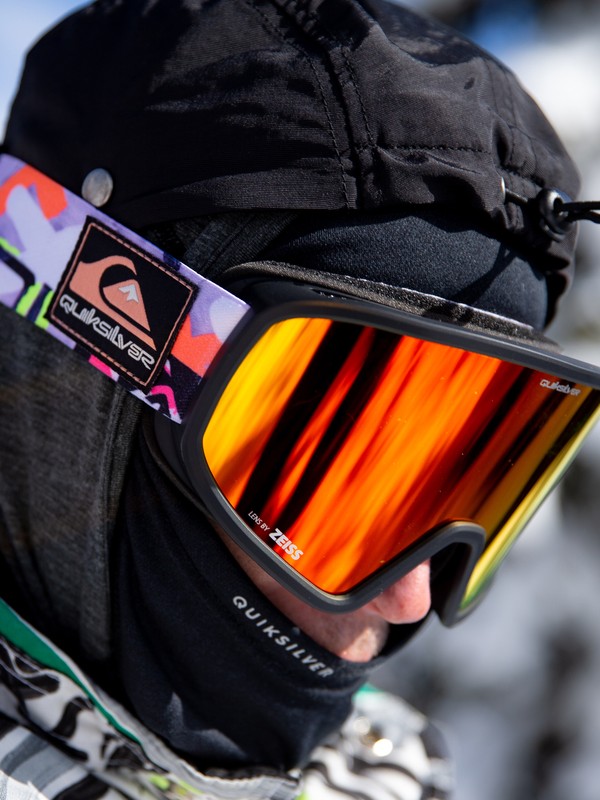 quiksilver, Browdy Anniversary - Masque de ski/snowboard pour Homme, BLACK WARPAINT (kvm1) 0 Browdy Anniversary - Masque de ski/snowboard pour Homme Noir EQYTG03092 Quiksilver