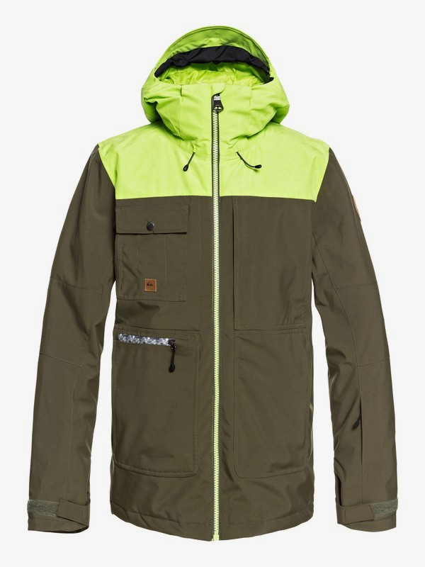quiksilver, Arrow Wood - Snow Jacket for Men, GRAPE LEAF (cre0) 0 Arrow Wood - Snow Jacket for Men Brown EQYTJ03191 Quiksilver