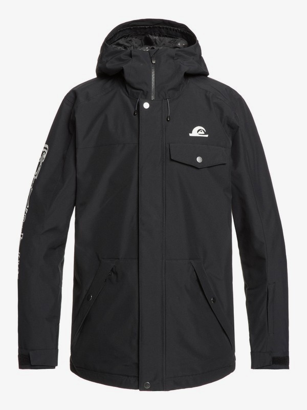 quiksilver, In The Hood - Chaqueta para Nieve para Hombre, BLACK SPECIAL ART (kvm2) 0 In The Hood - Chaqueta para Nieve para Hombre Negro EQYTJ03224 Quiksilver
