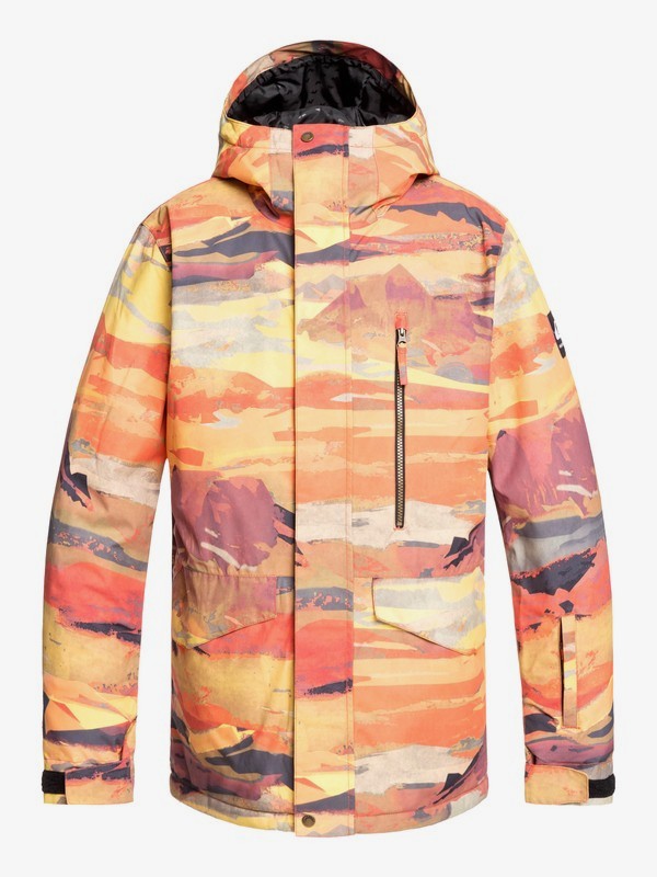 quiksilver, Mission - Snow Jacket for Men, BARN RED MATTE PAINTING (rqj1) 0 Mission - Snow Jacket for Men Red EQYTJ03230 Quiksilver