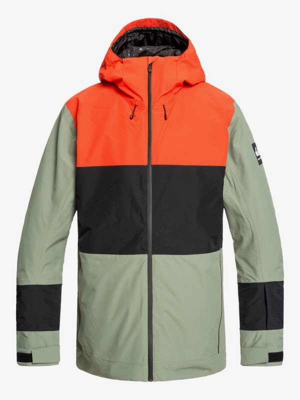 quiksilver, Sycamore - Snow Jacket for Men, AGAVE GREEN (gzc0) 0 Sycamore - Snow Jacket for Men Green EQYTJ03233 Quiksilver