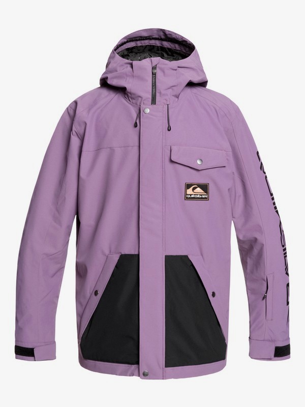 quiksilver, In The Hood - Chaqueta para Nieve para Hombre, GRAPE COMPOTE (pnw0) 0 In The Hood - Chaqueta para Nieve para Hombre Violeta EQYTJ03248 Quiksilver