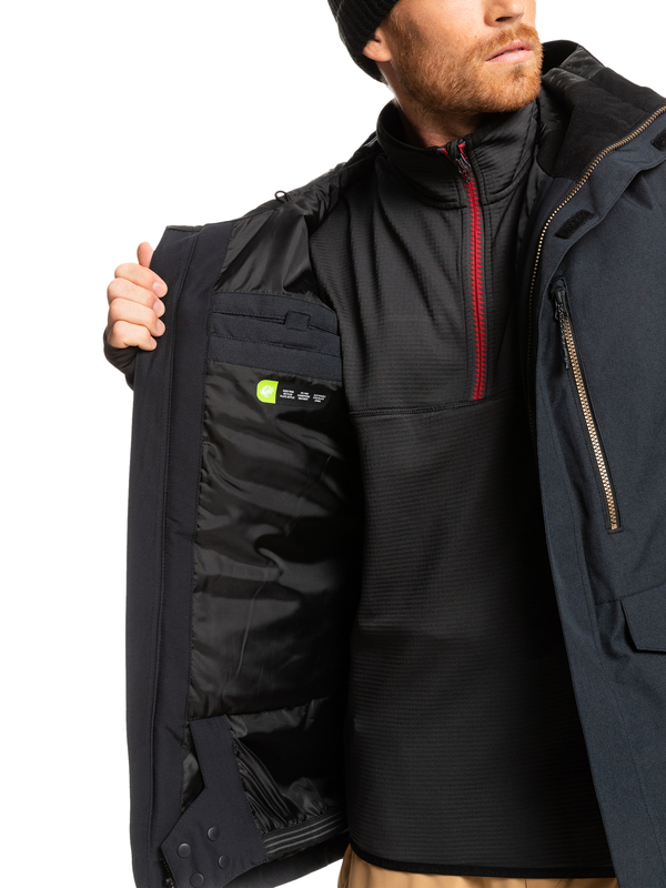 Mens Mission Solid Snow Jacket Quiksilver