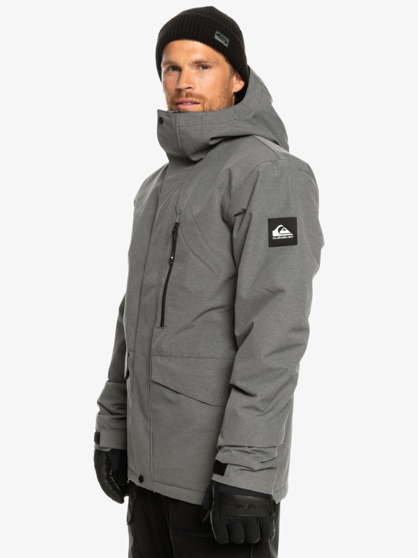 quiksilver mission solid snowboard jacket