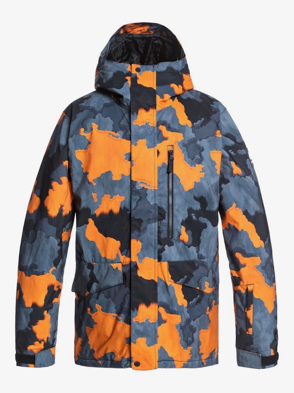 Mission Printed Snow Jacket for Men Quiksilver