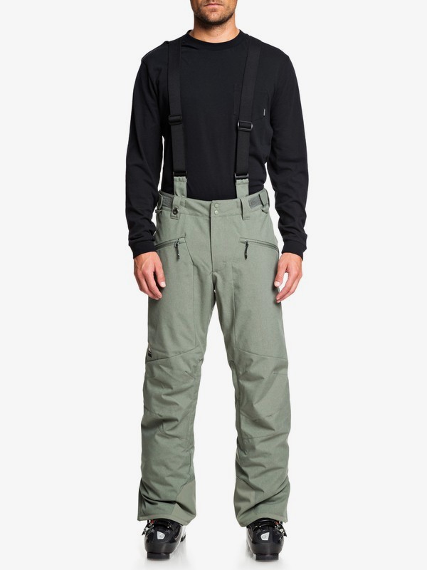 quiksilver, Boundry Plus - Pantalón para Nieve para Hombre, AGAVE GREEN (gzc0) 0 Boundry Plus - Pantalón para Nieve para Hombre Verde EQYTP03114 Quiksilver