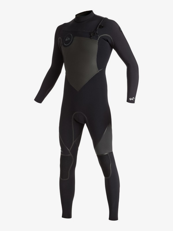 quiksilver, Syncro 4/3mm - Chest Zip Full Wetsuit, BLACK (kvj0) 0 Syncro 4/3mm - Chest Zip Full Wetsuit Black EQYW103021 Quiksilver